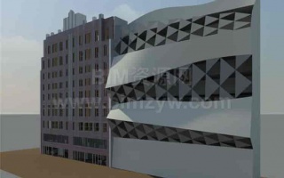 超精细的多层办公楼BIM模型Revit模型下载