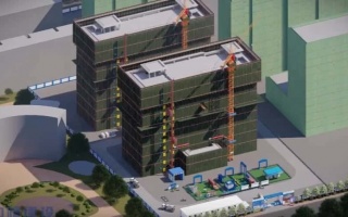BIM三维场地布置标准化样板模型rvt