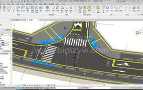 某市政道路全专业BIM模型Revit模型下载,超详细精度可达LOD400