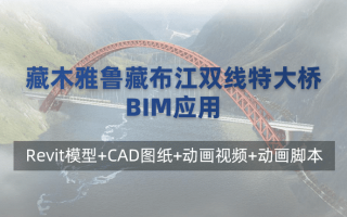 BIM技术在藏木雅鲁藏布江双线特大桥中的应用含全套BIM模型+CAD图纸+演示视频+汇报文件等等