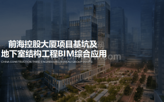 前海控股大厦项目基坑及地下室结构工程BIM综合应用(含全套CAD图纸+BIM模型+汇报PPT+演示视频等)