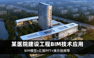 吴兴区某医院建设(一期)工程BIM技术应用,全套文件共包含BIM模型、汇报PPT、演示视频等
