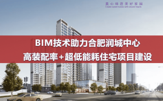 【合肥润城中心BIM案例】高装配率与超低能耗住宅项目的BIM技术创新实践(全套文件共包含BIM模型、汇报PPT及演示视频等)