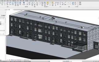 【含CAD图纸】产业园综合楼BIM模型成品下载,包含配套BIM建模CAD图纸文件,适合新手联系