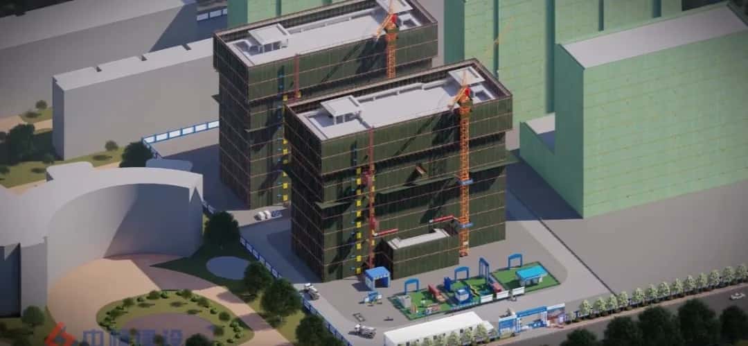 BIM三维场地布置标准化样板模型rvt