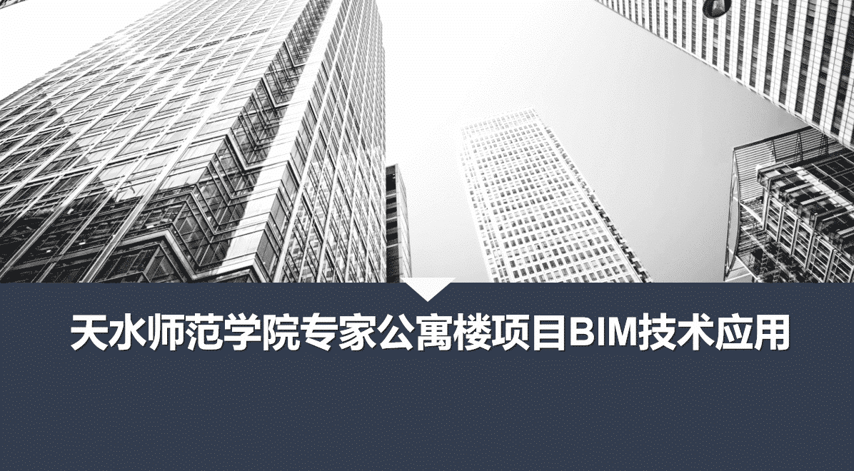 师范学院专家公寓楼项目BIM应用全套资料下载（含BIM模型、汇报PPT与演示视频）