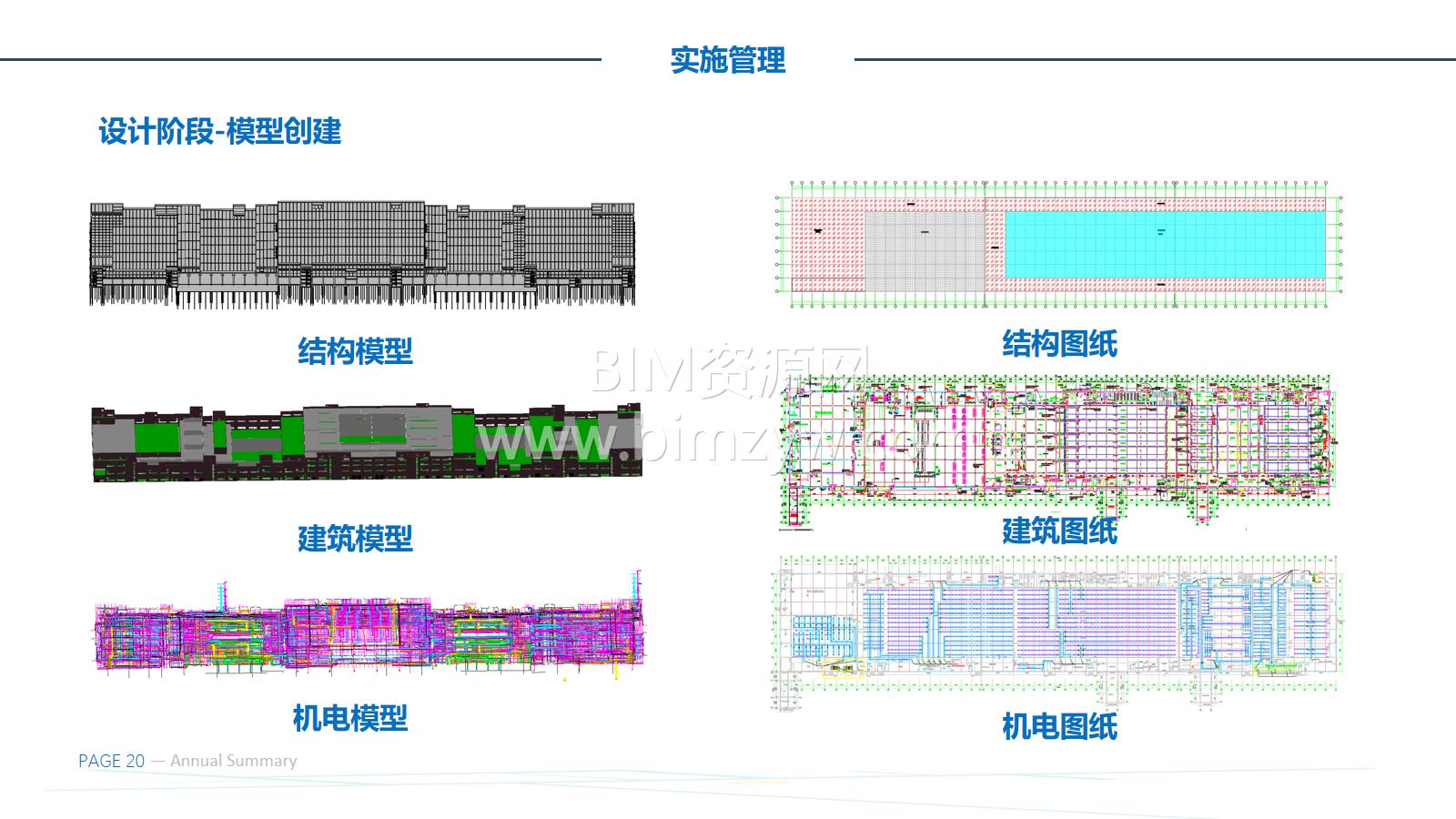 新能源产业园厂房建筑结构与机电模型成果
