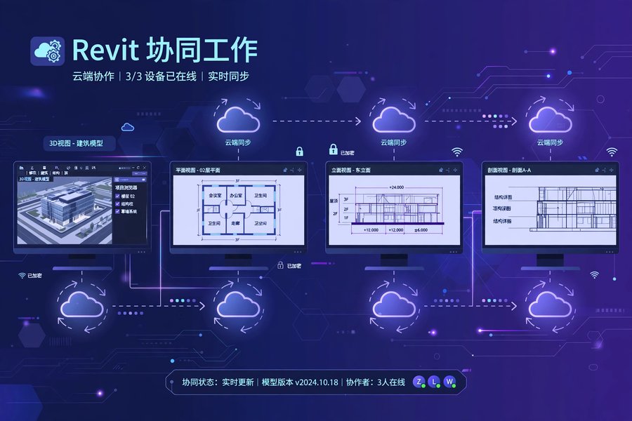 Revit 2027.2建模效率提升,规则编号与寄生墙功能演示图